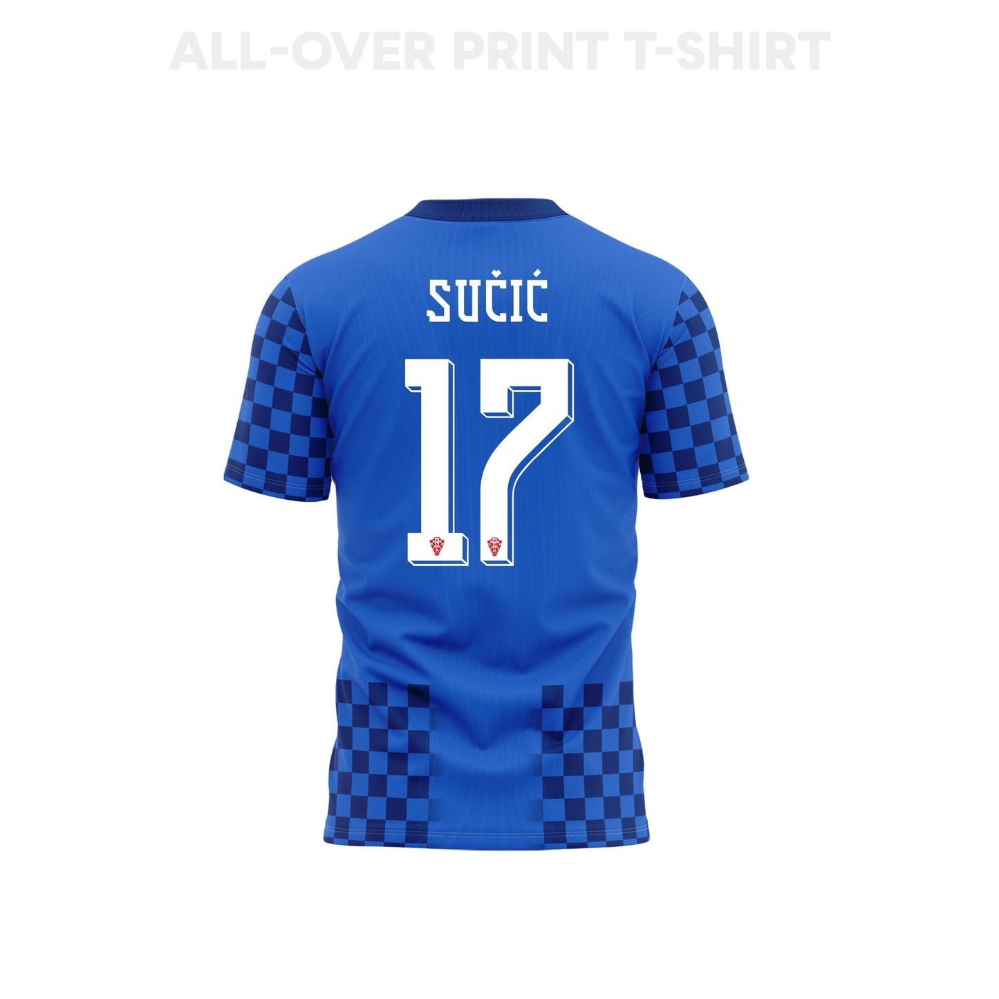 Petar Sučić 17 Youth Croatia 2026 Away 3D T-shirt Fully Printed – Blue