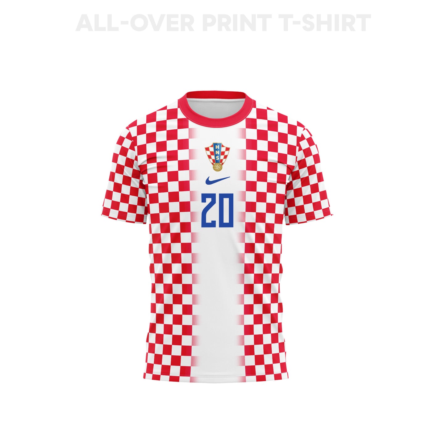 Joško Gvardiol 20 Youth Croatia 2026 Home 3D T-shirt Fully Printed – White