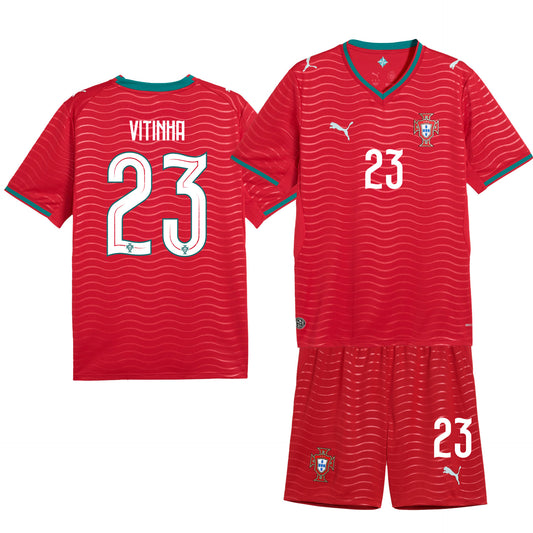 Vitinha 23 Portugal 2026 Home Men Jersey & Shorts Set – Red