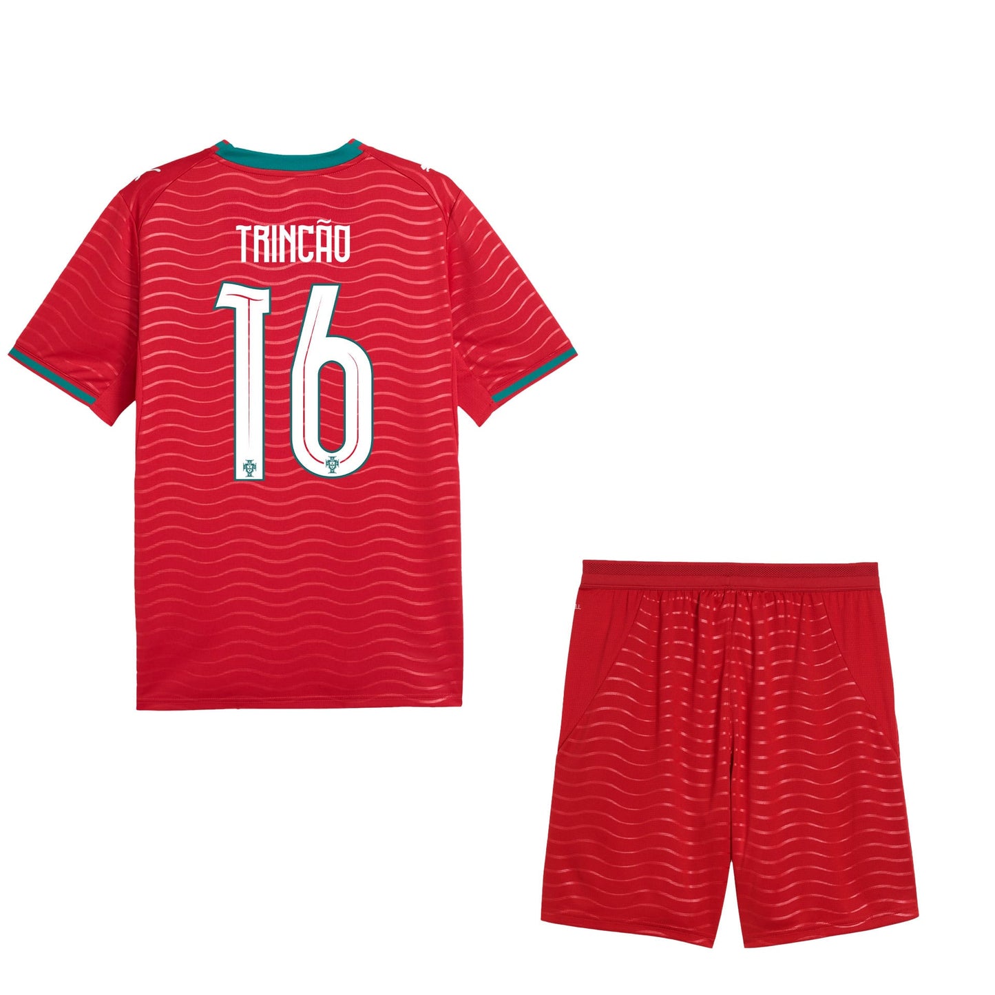 Francisco Trincão 16 Portugal 2026 Home Men Jersey & Shorts Set – Red