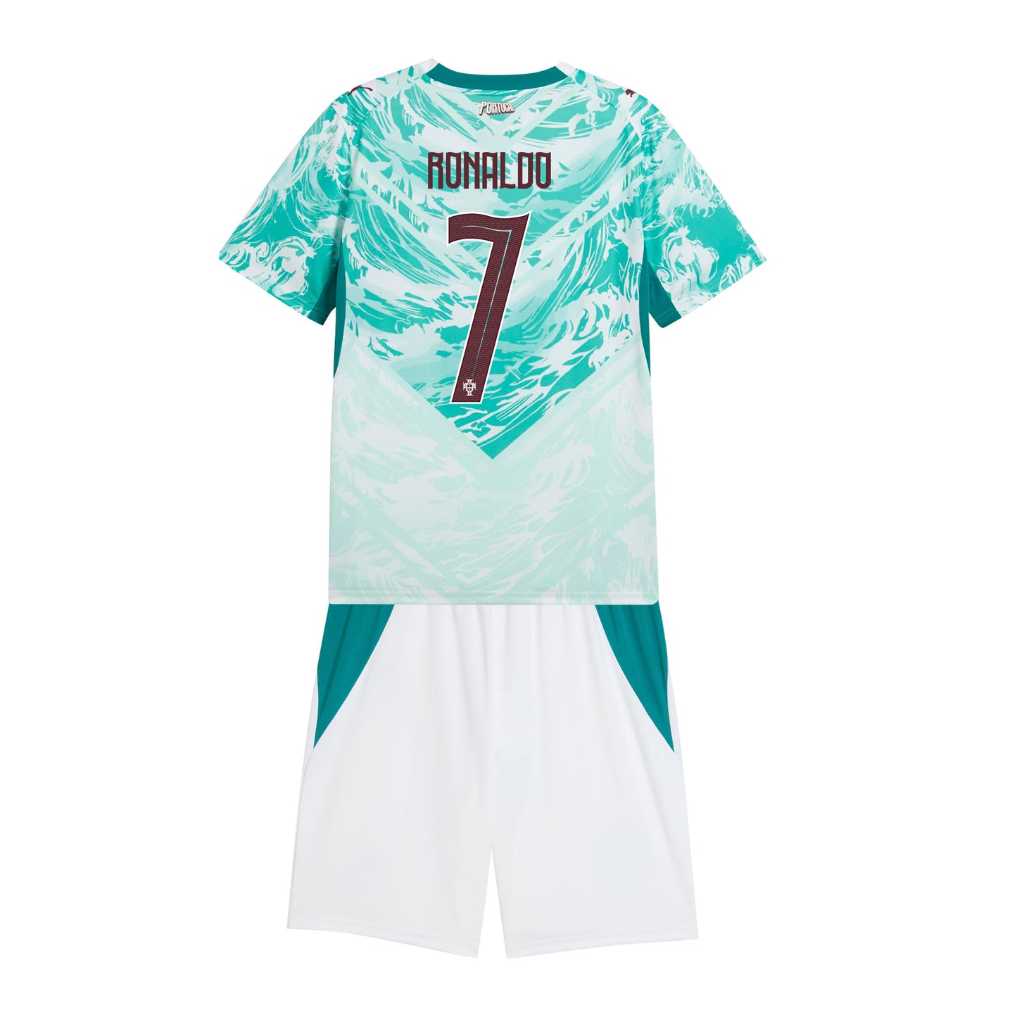 Cristiano Ronaldo 7 Portugal 2026 Away Men Jersey & Shorts Set – White