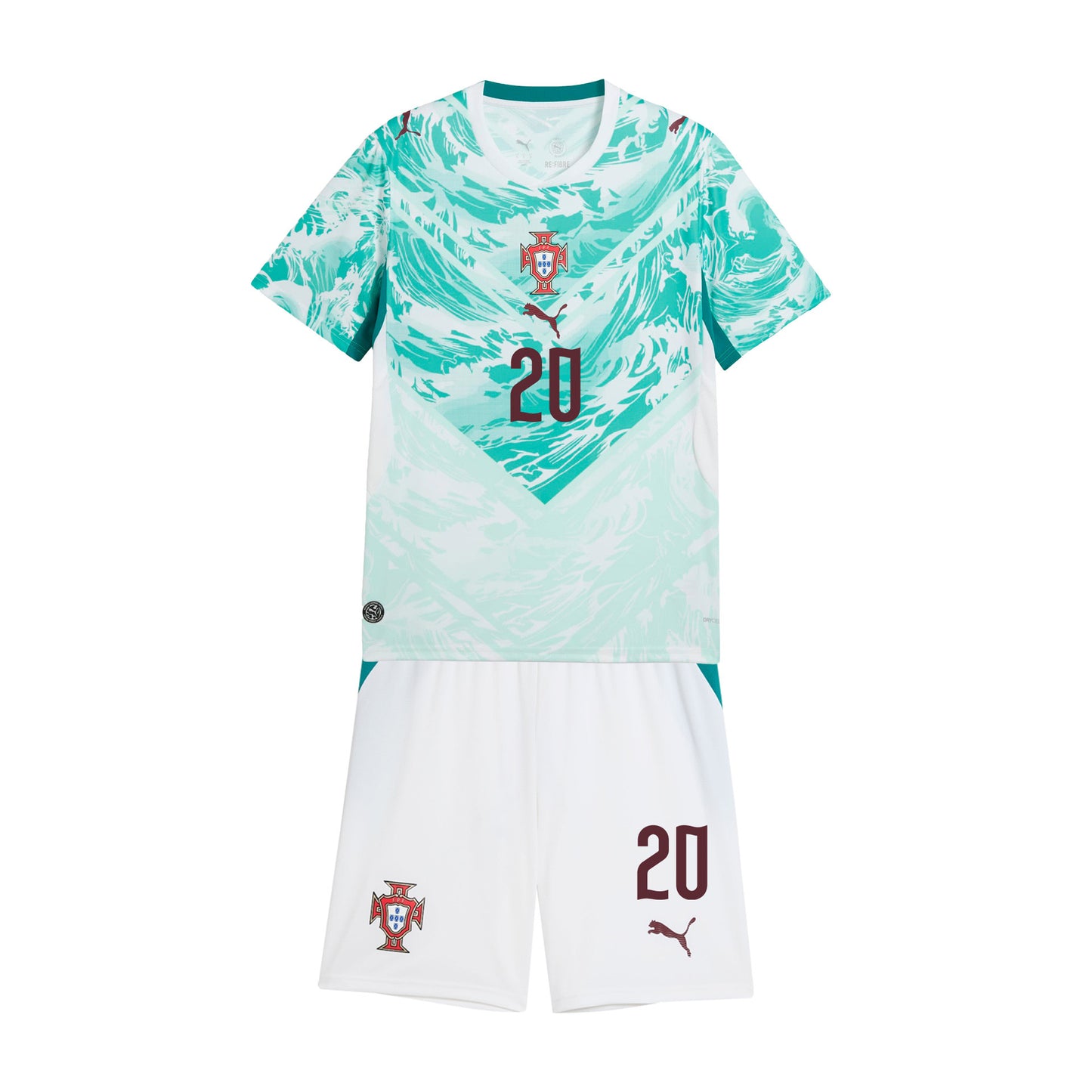 Francisco Conceição 20 Portugal 2026 Away Men Jersey & Shorts Set – White