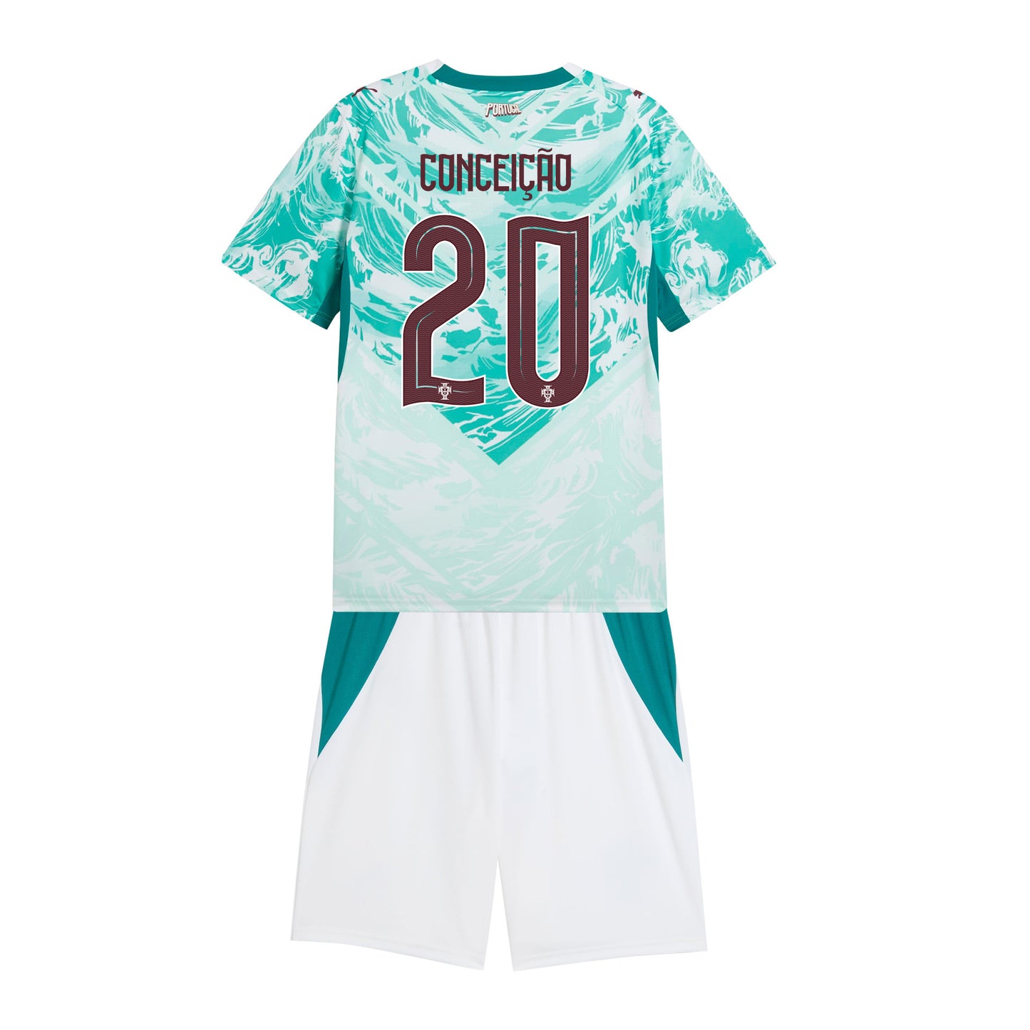 Francisco Conceição 20 Portugal 2026 Away Men Jersey & Shorts Set – White