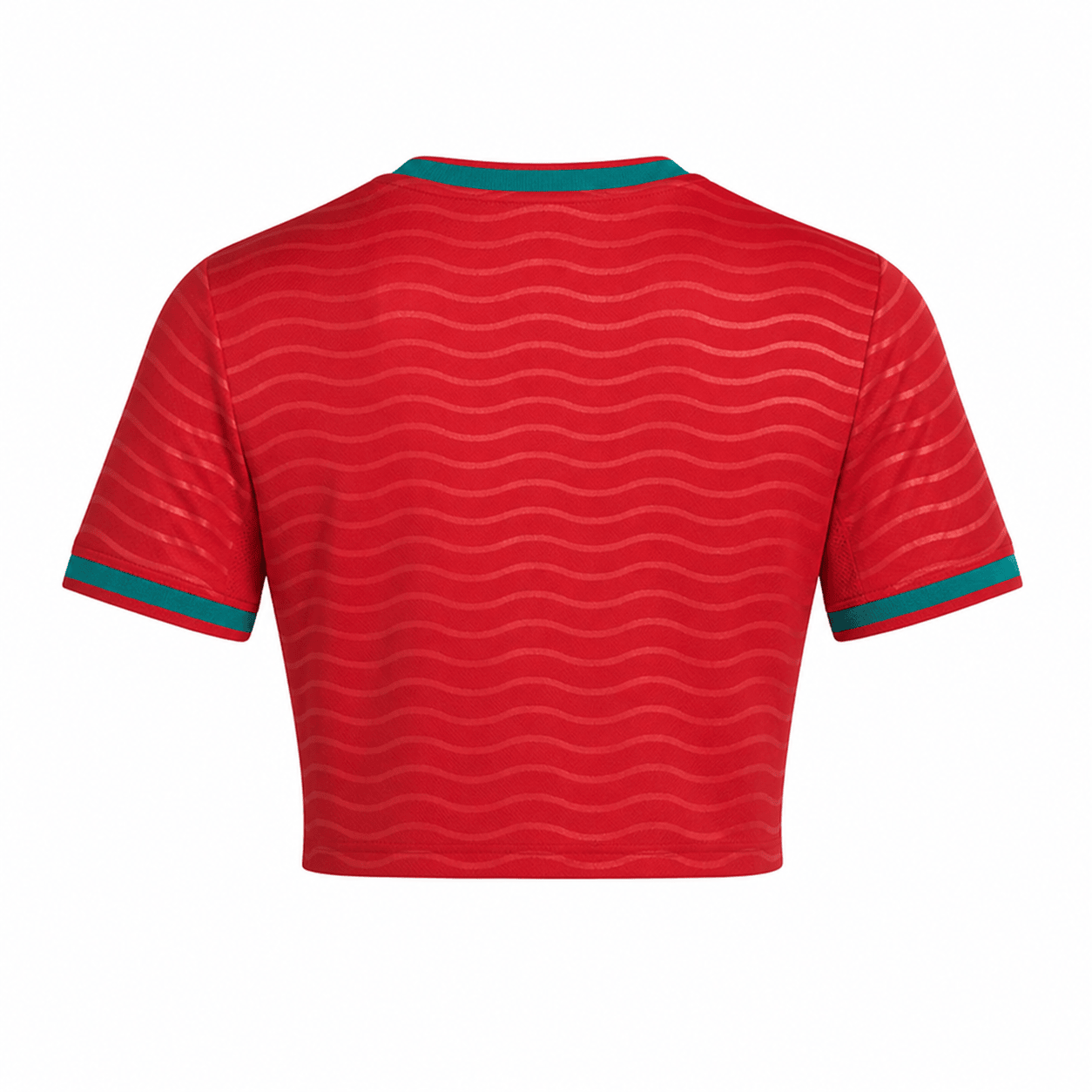 Portugal 2026 Home Women's Cropped Jersey - Red
