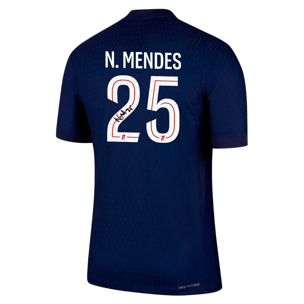 Nuno Mendes 25 Signature Paris Saint-Germain 25/26 Home Men Jersey - Navy
