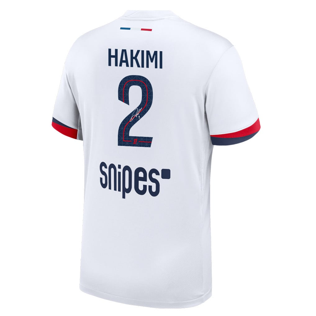 Achraf Hakimi 2 Signature Paris Saint-Germain 25/26 Away Men Jersey - White