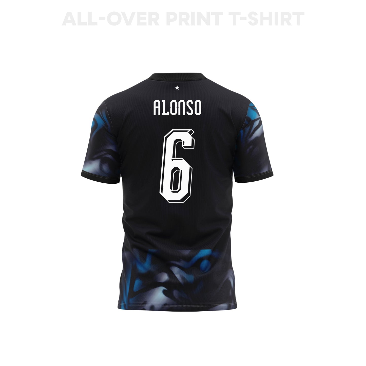 Júnior Alonso 6 Paraguay 2026 Away 3D T-Shirt Fully Printed – Unisex, Navy