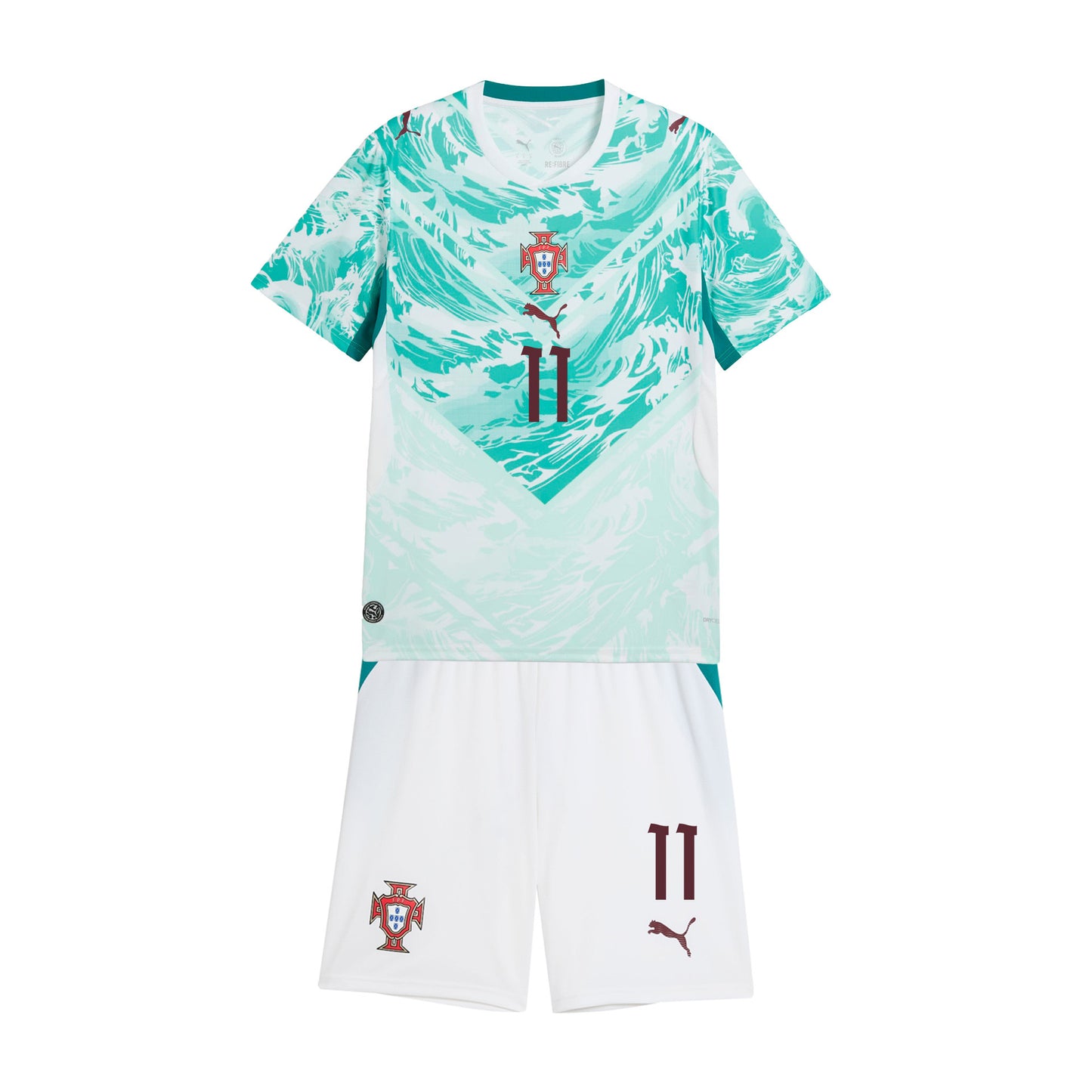 João Félix 11 Portugal 2026 Youth Away Jersey & Shorts Set - White