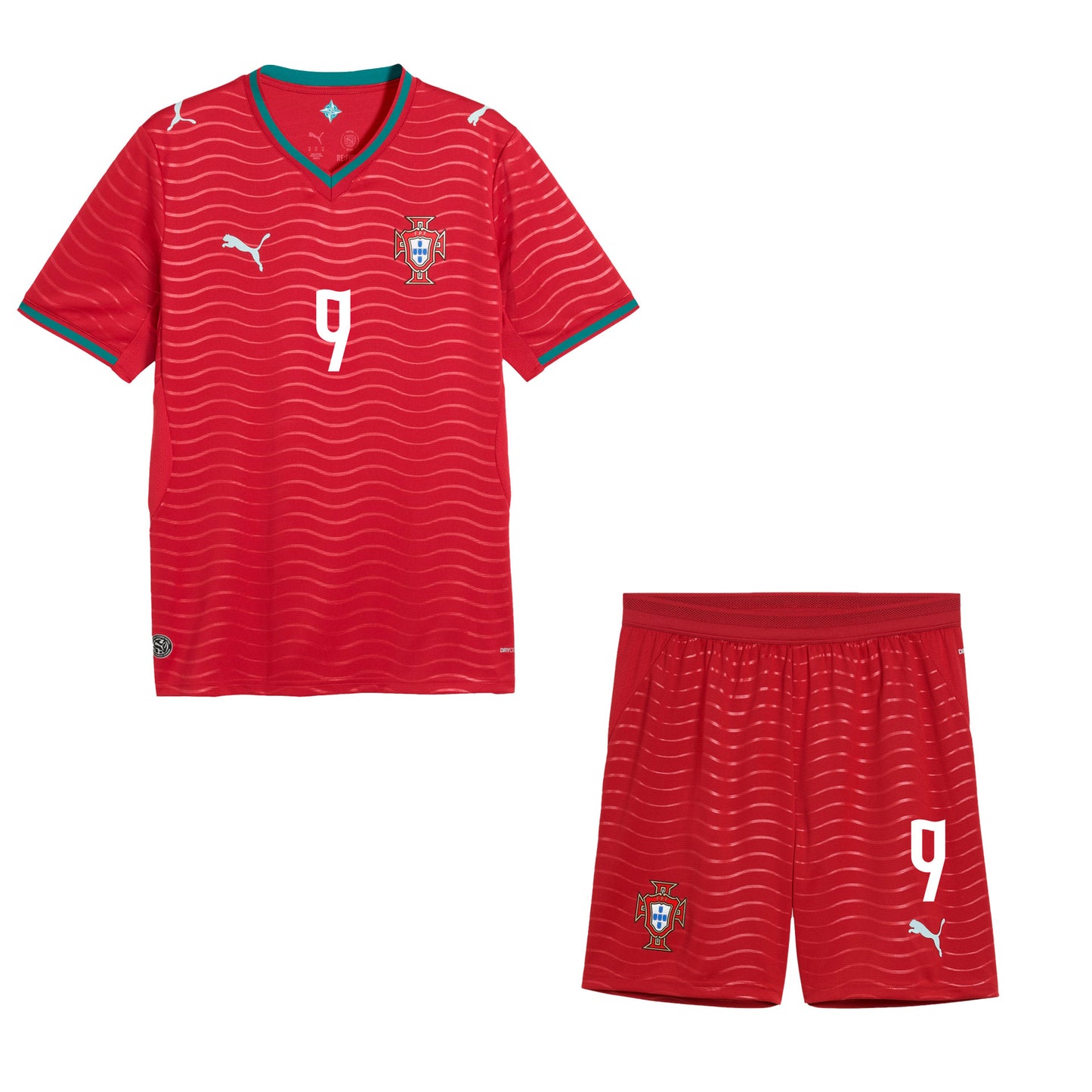 Gonçalo Ramos 9 Portugal 2026 Youth Home Jersey & Shorts Set - Red