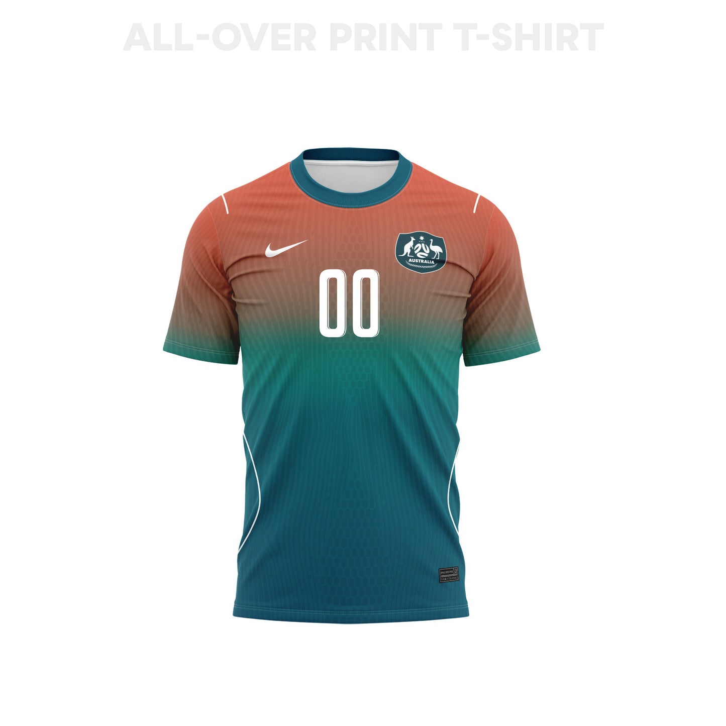 Australia 2026 Away 3D T-Shirt Fully Printed – Personalized – Unisex, Teal