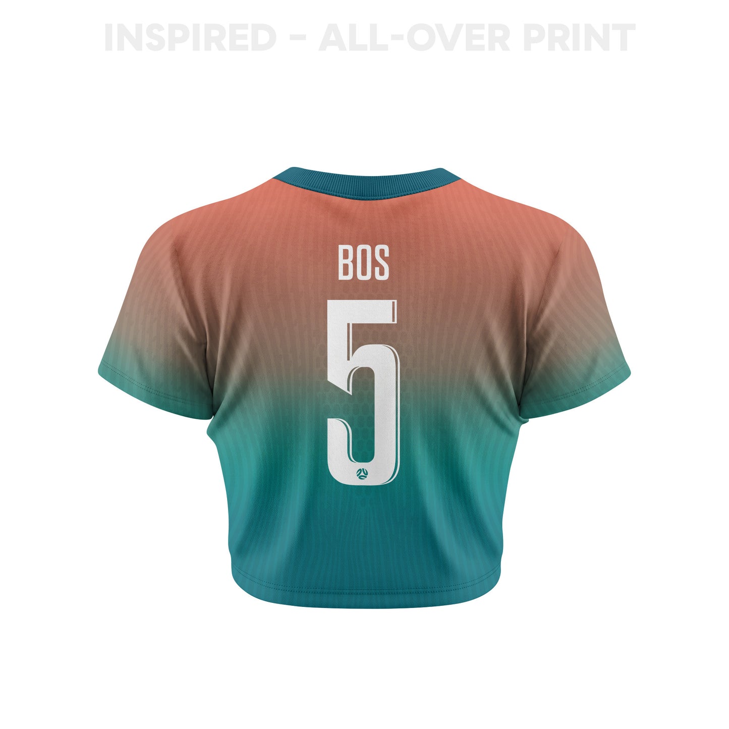 Jordan Bos 5 Australia 2026 Women's Away All-Over Print Cropped Jersey - Green