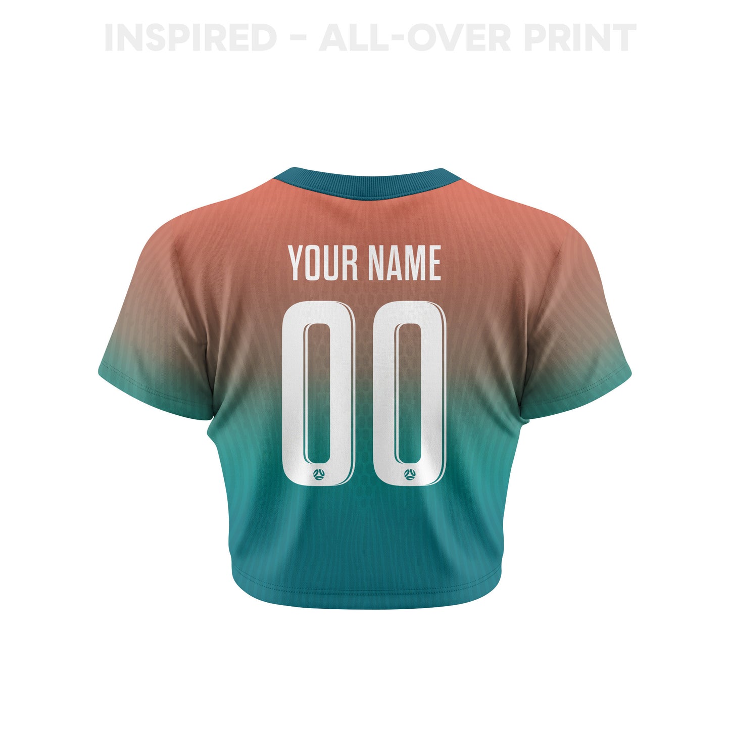 Australia 2026 Women's Away All-Over Print Cropped Jersey - Personalized - Green