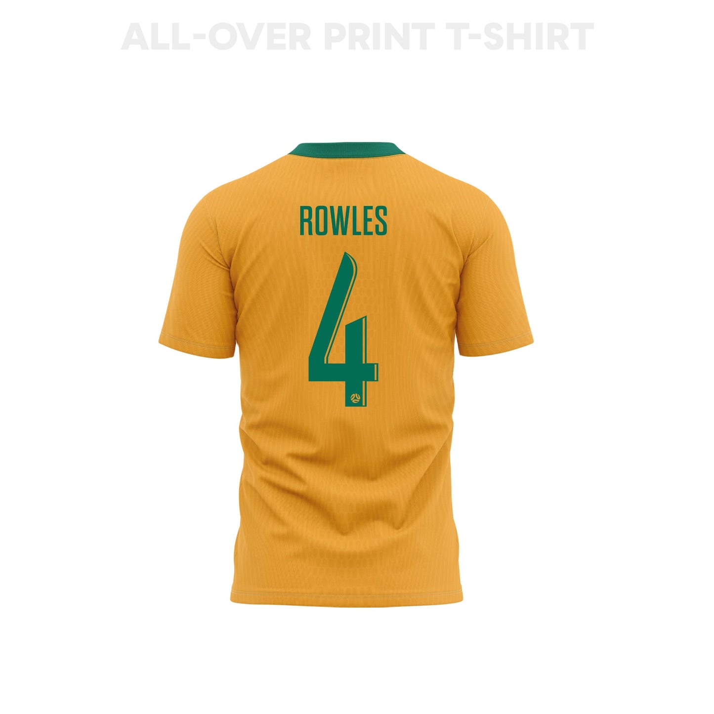 Kye Rowles 4 Australia 2026 Home 3D T-Shirt Fully Printed – Unisex, Yellow