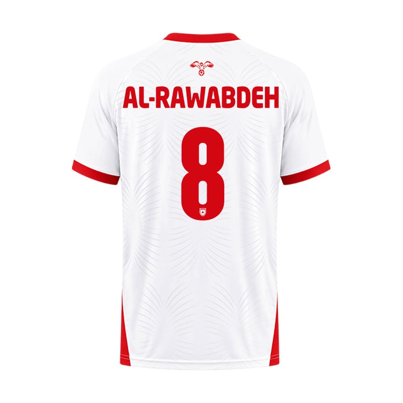 Noor Al-Rawabdeh 8 Jordan 2026 Home Jersey - White, Men