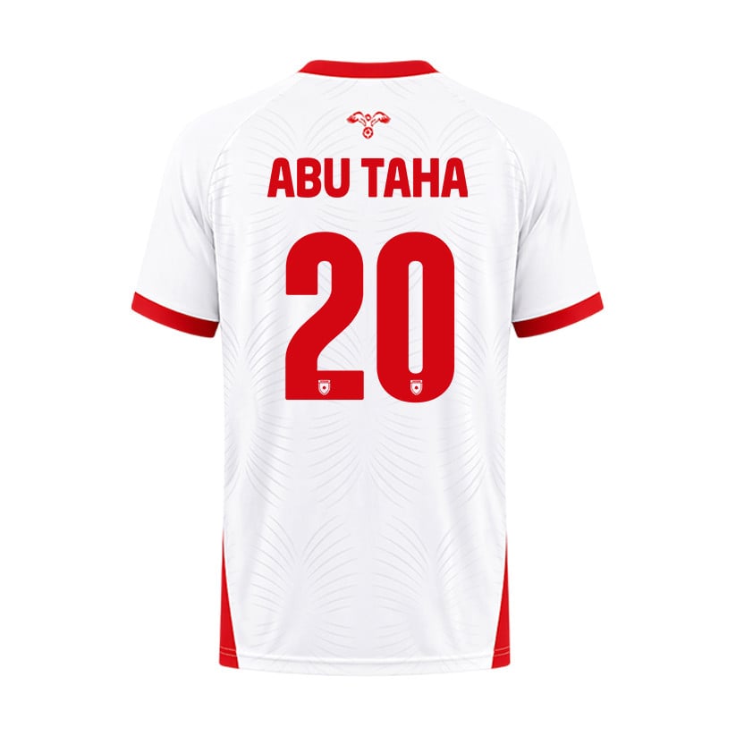 Mohannad Abu Taha 20 Jordan 2026 Home Jersey - White, Men