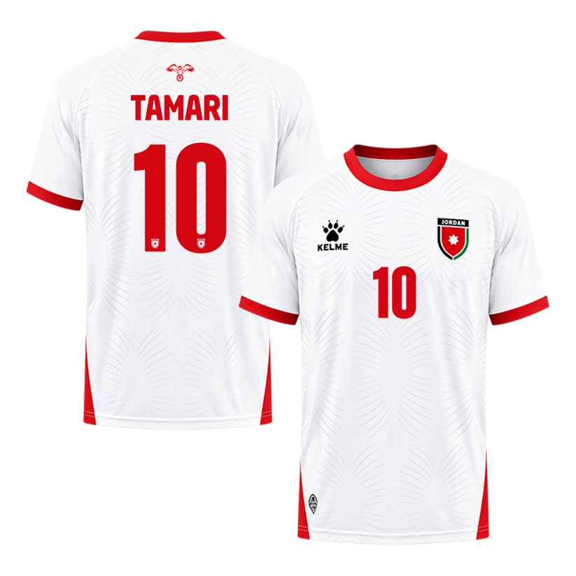 Mousa Tamari 10 Jordan 2026 Home Jersey - White, Men