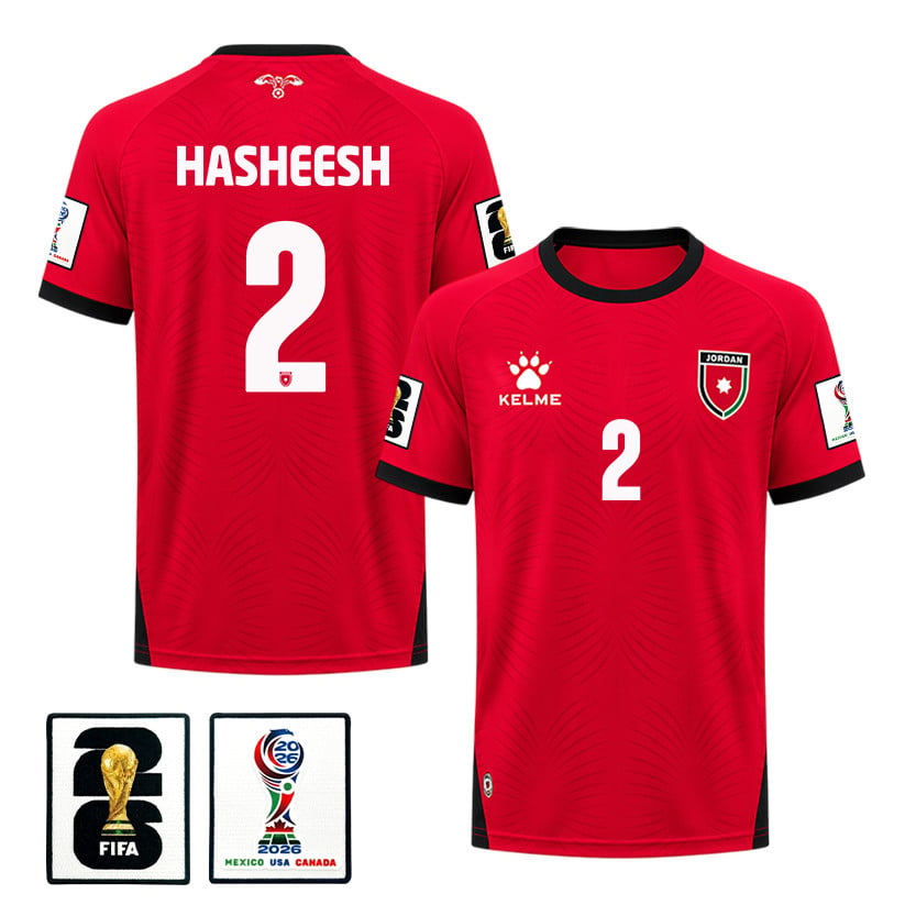Mohammad Hasheesh 2 Jordan 2026 Away Jersey - Red, Men