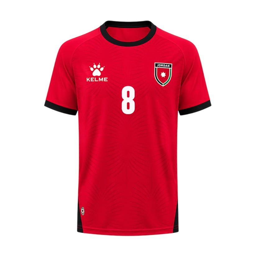 Noor Al-Rawabdeh 8 Jordan 2026 Away Jersey - Red, Men