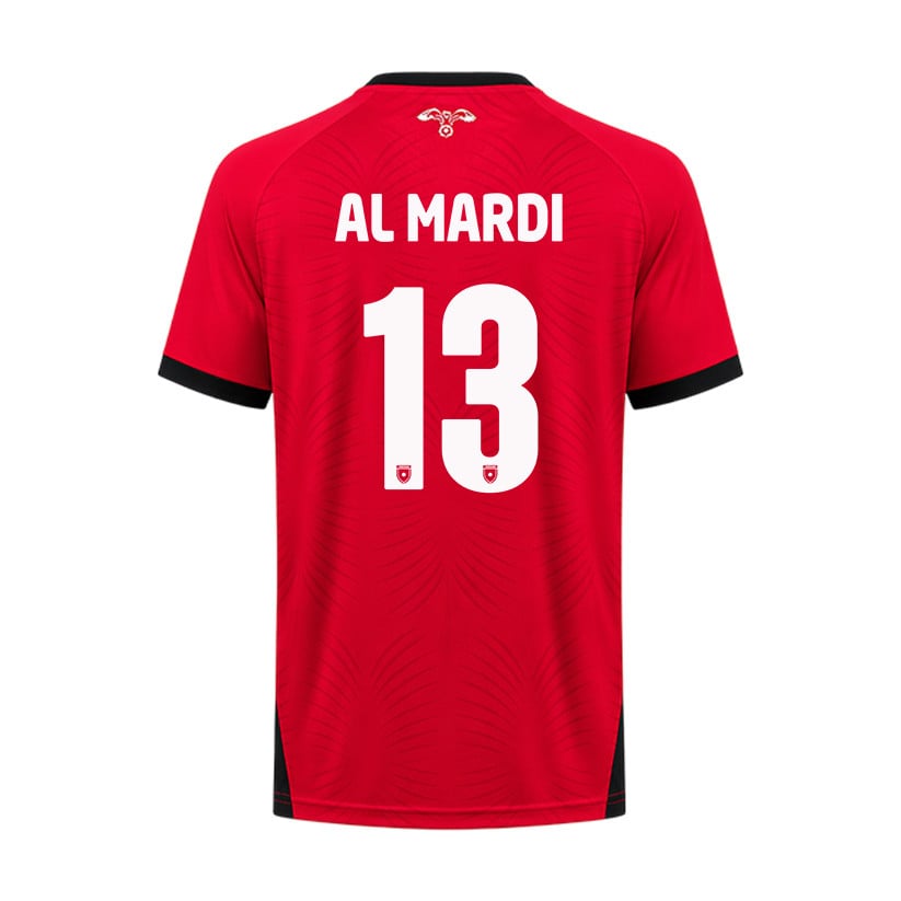 Mahmoud Al Mardi 13 Jordan 2026 Away Jersey - Red, Men