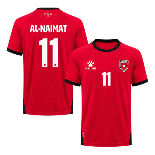 Yazan Al-Naimat 11 Jordan 2026 Away Jersey - Red, Men