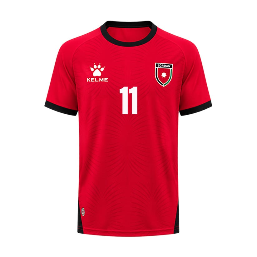 Yazan Al-Naimat 11 Jordan 2026 Away Jersey - Red, Men