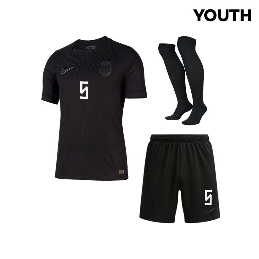 David Moeller Wolfe 5 Norway 2026 YOUTH Away Kit Set – Black
