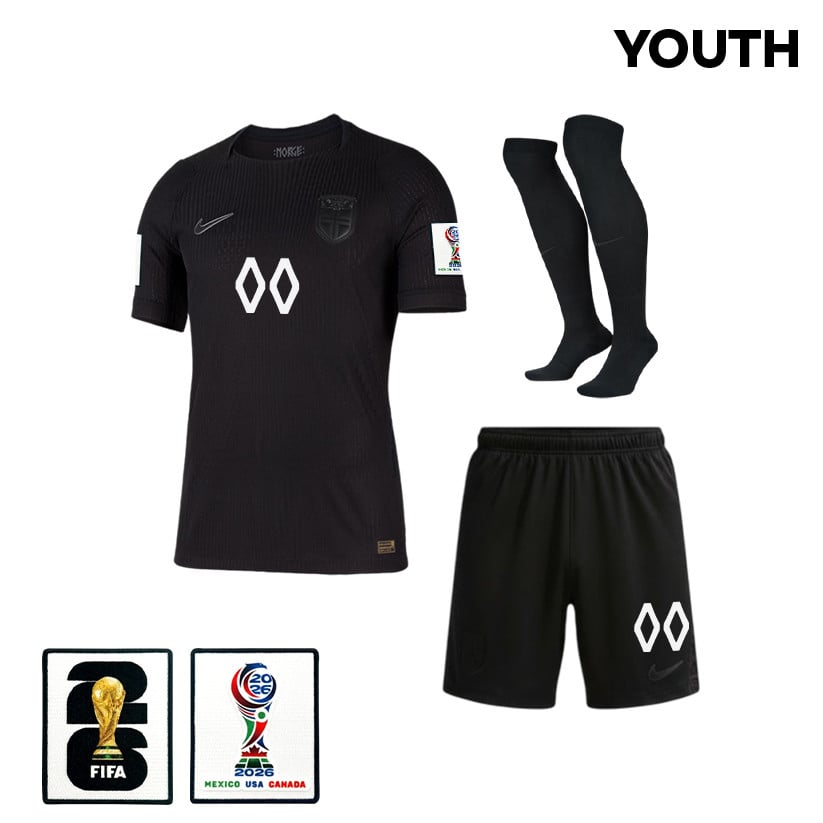 Norway 2026 YOUTH Away Kit Set – Personalized - Black