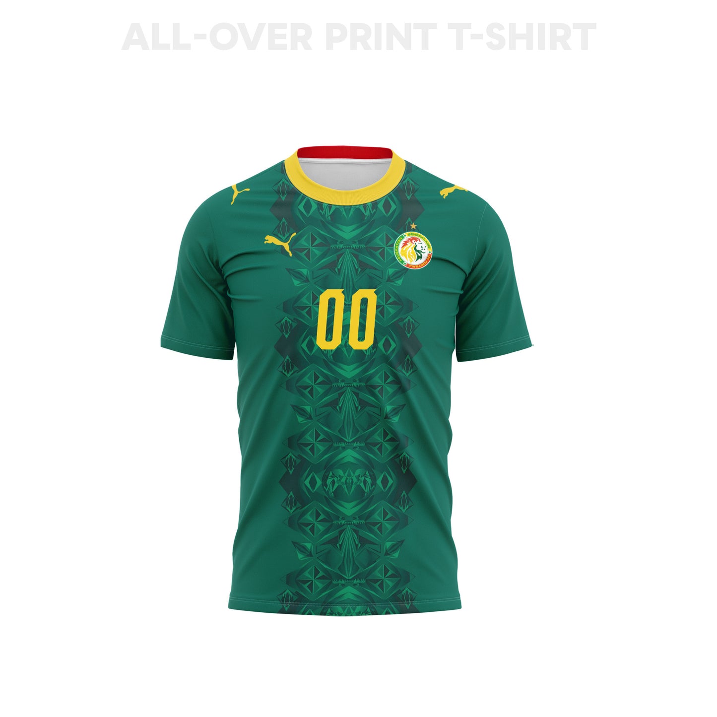 Senegal 2026 Away 3D T-Shirt Fully Printed – Personalized – Unisex, Green