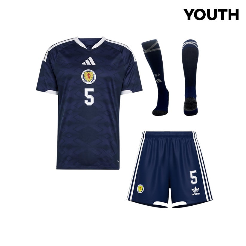 Grant Hanley 5 Scotland 2026 YOUTH Home Kit Set – Navy