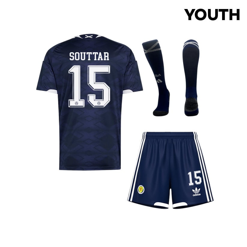 John Souttar 15 Scotland 2026 YOUTH Home Kit Set – Navy