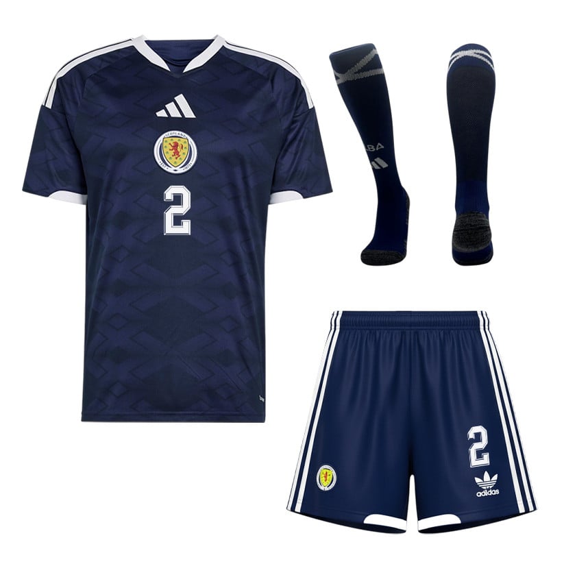 Aaron Hickey 2 Scotland 2026 Home Men Kit Set – Navy