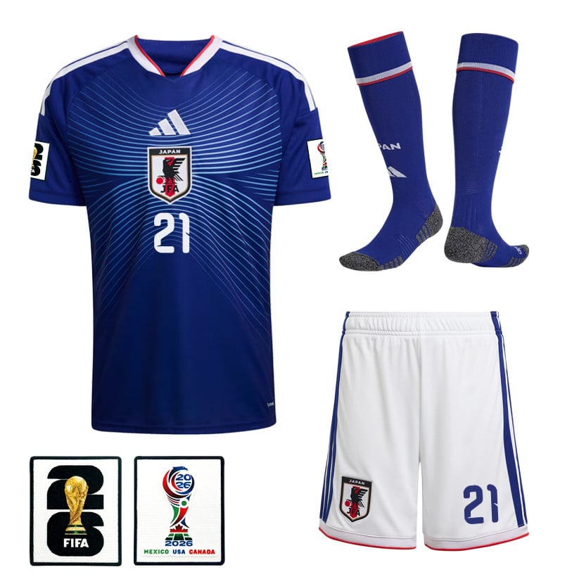Hiroki Ito 21 Japan 2026 Home Men Kit Set – Blue/White