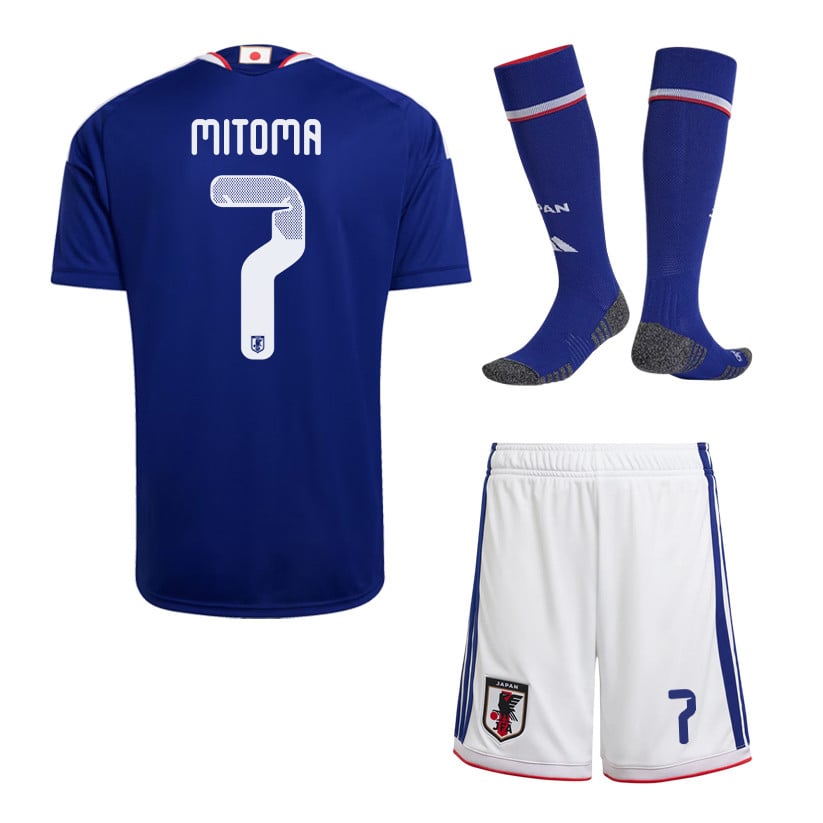 Kaoru Mitoma 7 Japan 2026 Home Men Kit Set – Blue/White
