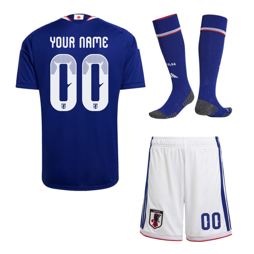 Japan 2026 Home Men Kit Set - Personalized - Blue/White