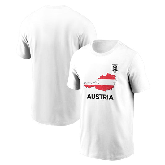 Austria Soccer Pride World Cup 2026 T-shirt - Distressed Map Graphic