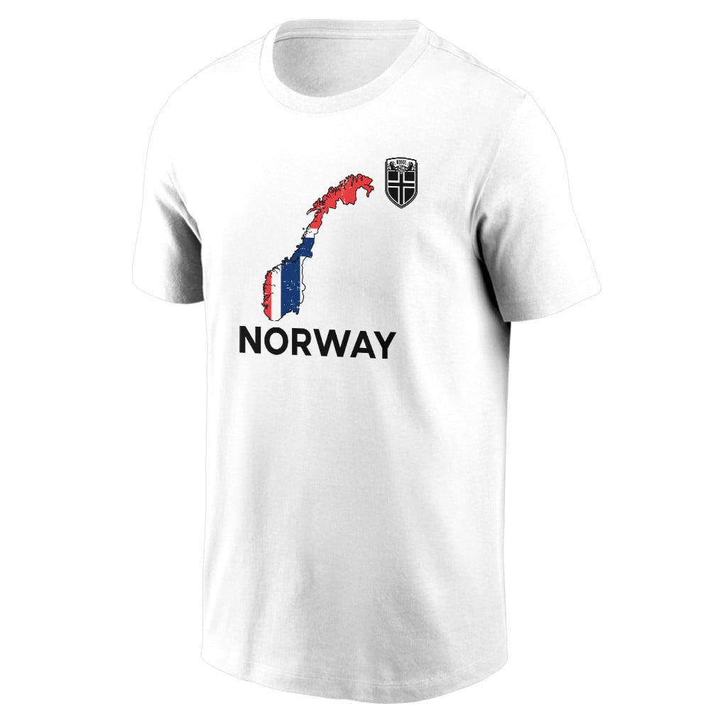 Norway Soccer Pride World Cup 2026 T-shirt - Distressed Map Graphic