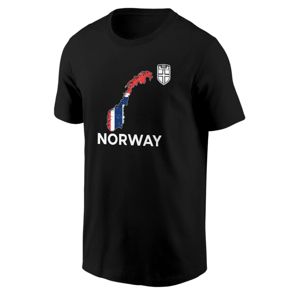 Norway Soccer Pride World Cup 2026 T-shirt - Distressed Map Graphic