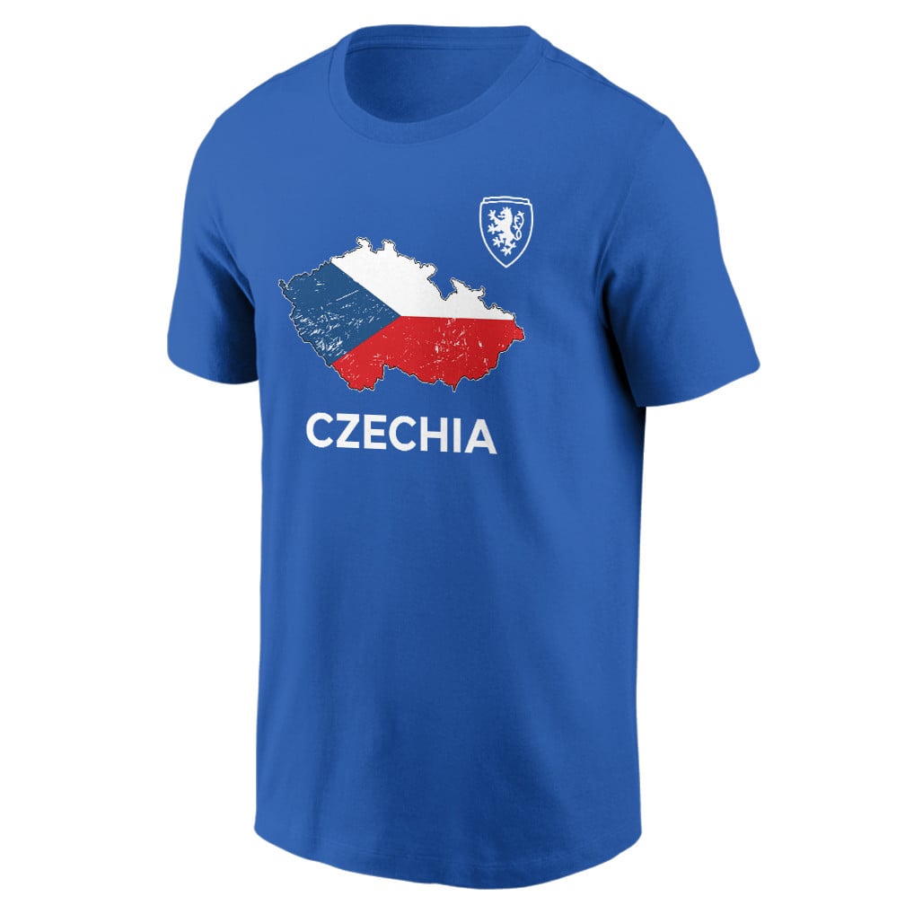 Czechia Soccer Pride World Cup 2026 T-shirt - Distressed Map Graphic