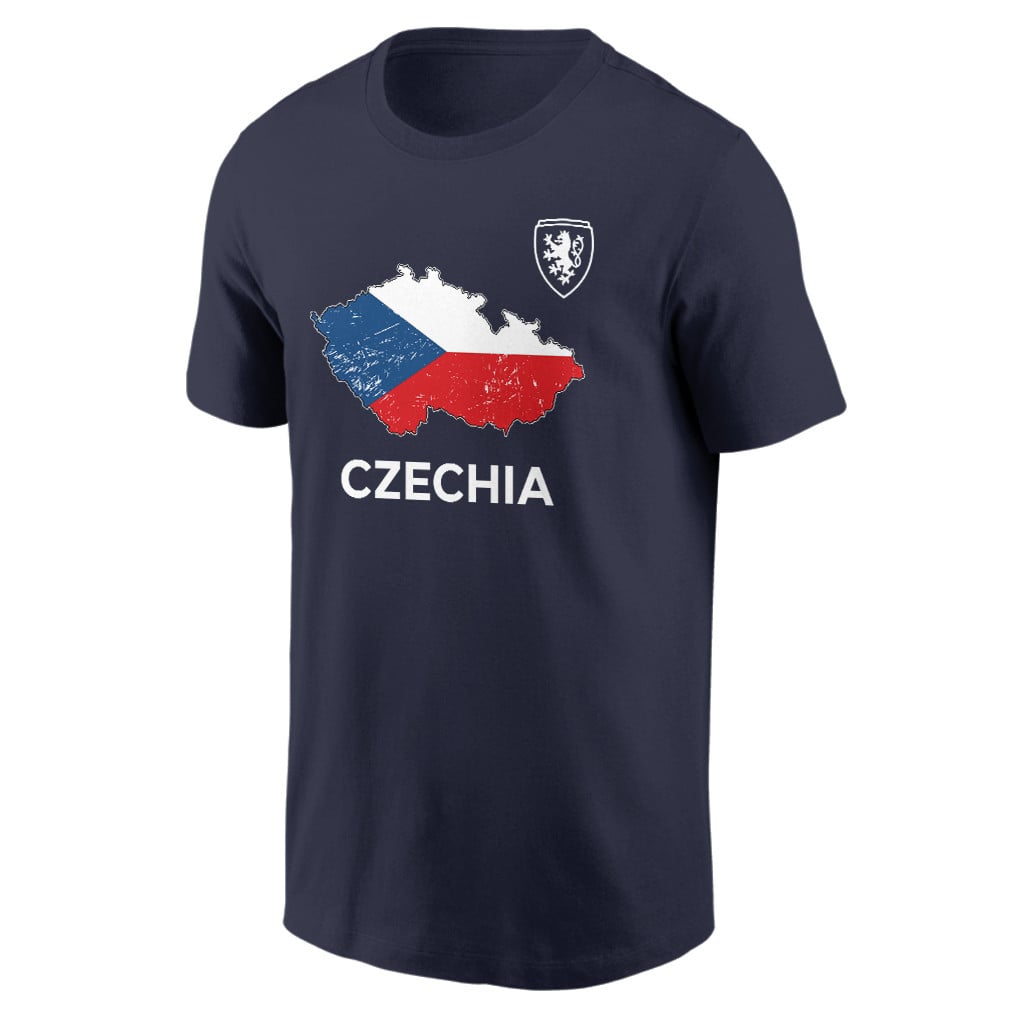 Czechia Soccer Pride World Cup 2026 T-shirt - Distressed Map Graphic