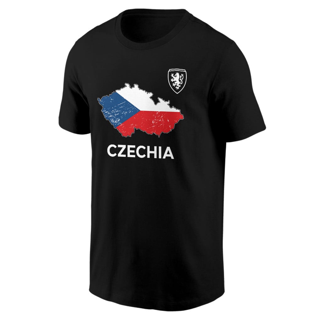 Czechia Soccer Pride World Cup 2026 T-shirt - Distressed Map Graphic