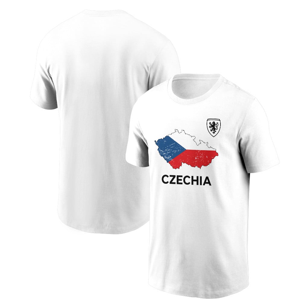 Czechia Soccer Pride World Cup 2026 T-shirt - Distressed Map Graphic