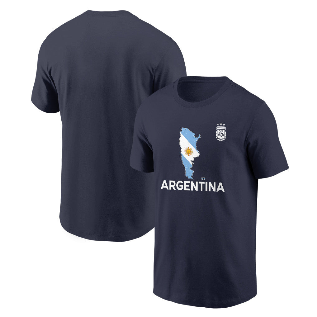 Argentina Soccer Pride World Cup 2026 T-shirt - Distressed Map Graphic