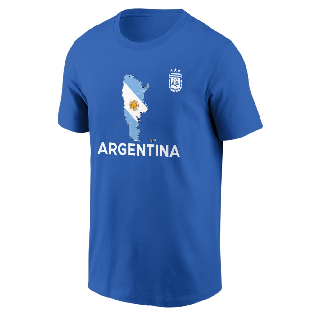 Argentina Soccer Pride World Cup 2026 T-shirt - Distressed Map Graphic
