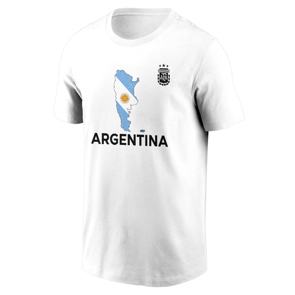 Argentina Soccer Pride World Cup 2026 T-shirt - Distressed Map Graphic