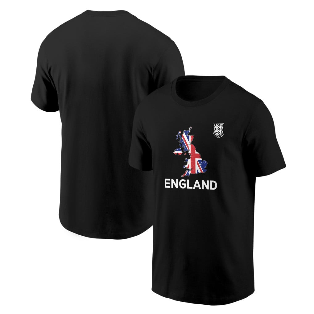 England Soccer Pride World Cup 2026 T-shirt - Distressed Map Graphic