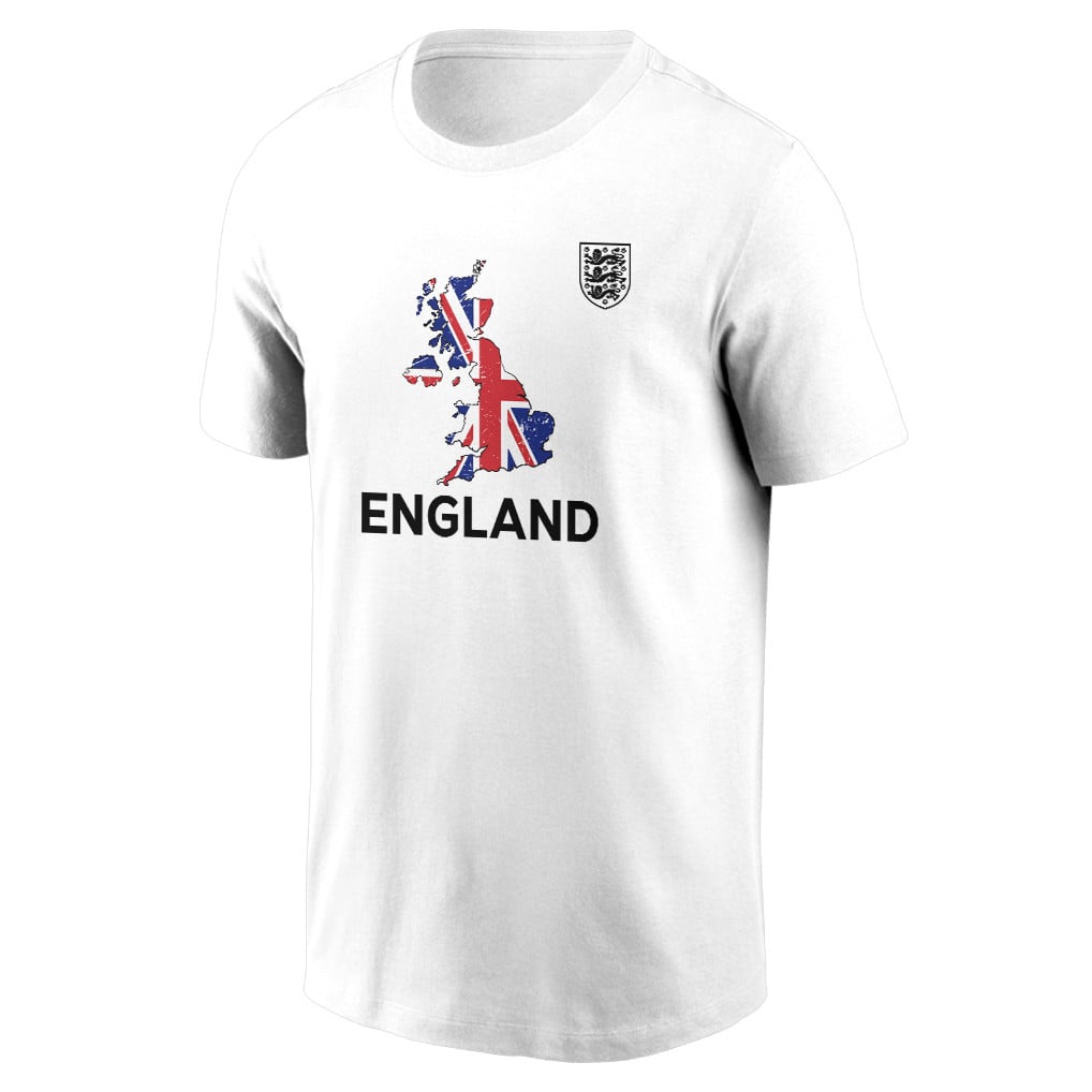 England Soccer Pride World Cup 2026 T-shirt - Distressed Map Graphic