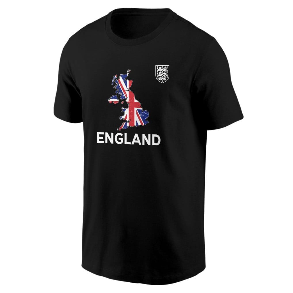 England Soccer Pride World Cup 2026 T-shirt - Distressed Map Graphic