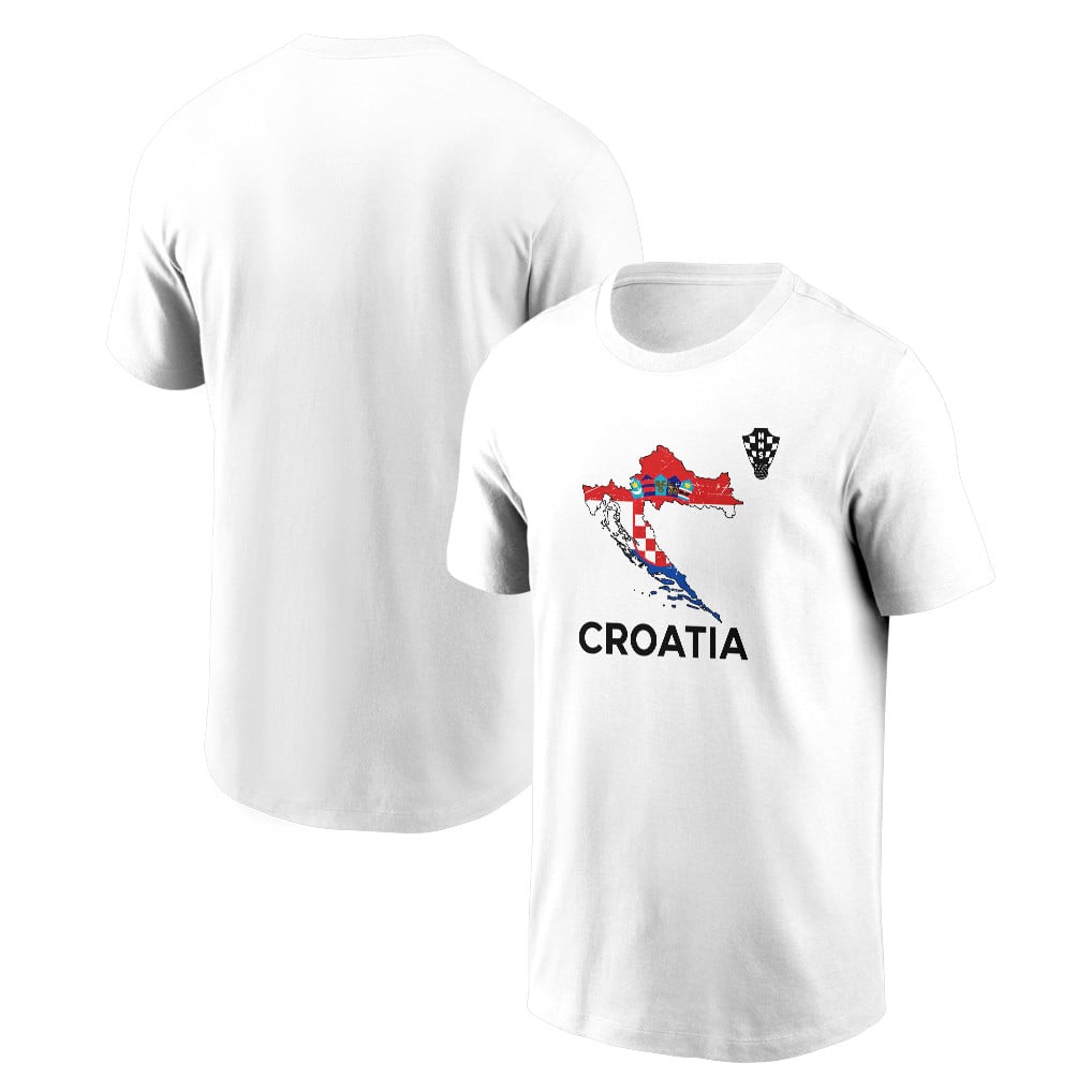 Croatia Soccer Pride World Cup 2026 T-shirt - Distressed Map Graphic