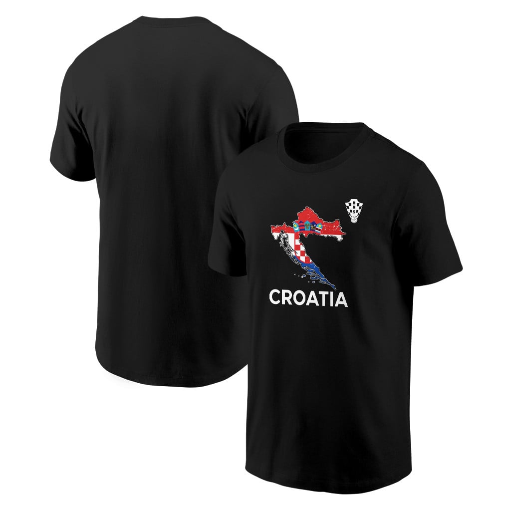 Croatia Soccer Pride World Cup 2026 T-shirt - Distressed Map Graphic