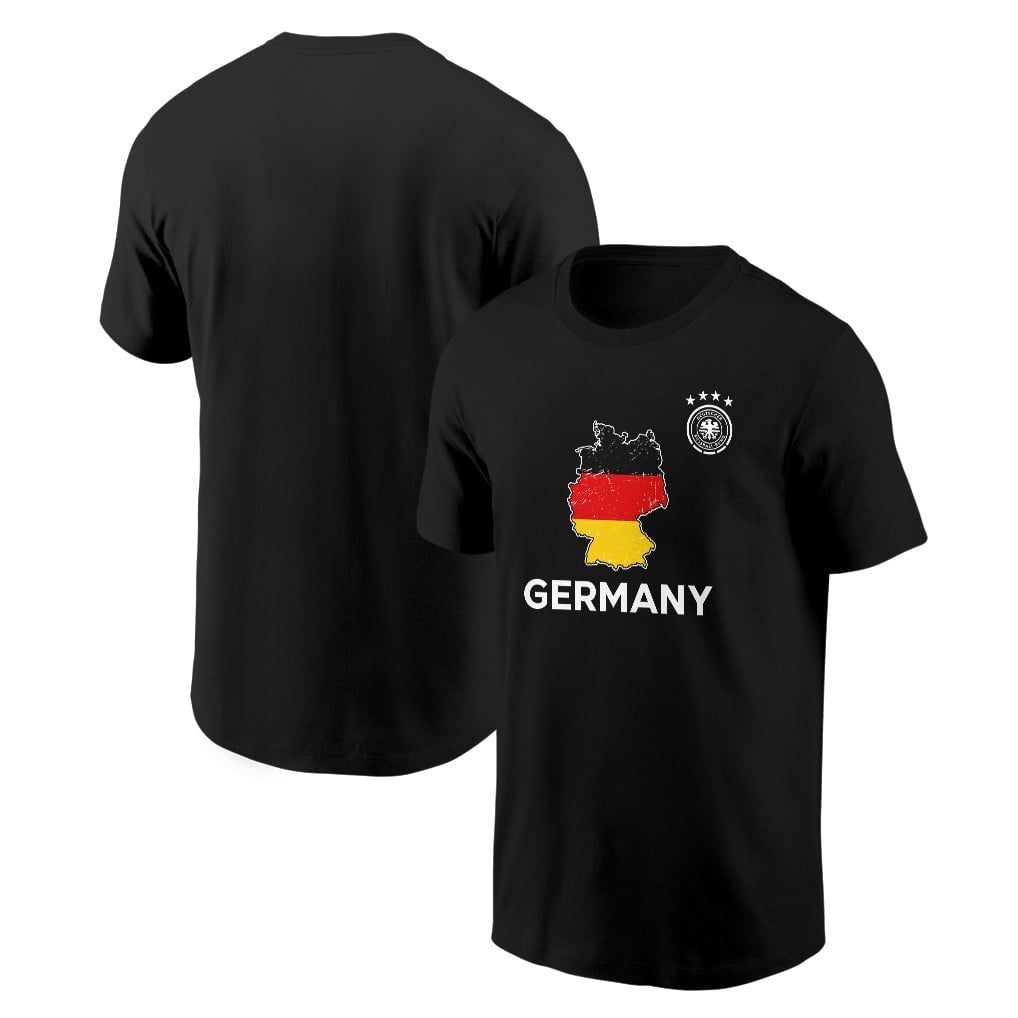 Germany Soccer Pride World Cup 2026 T-shirt - Distressed Map Graphic